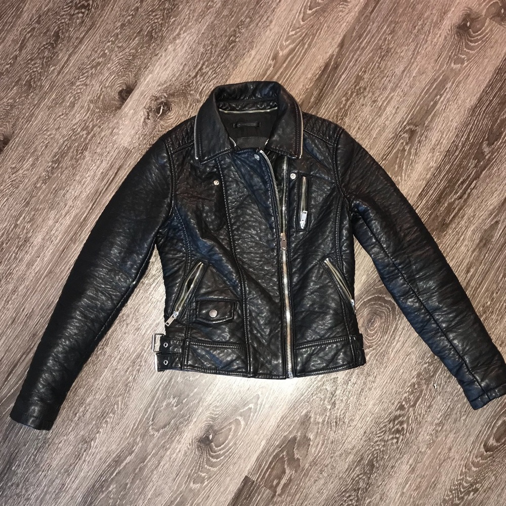 Zara Leather Jacket - XS